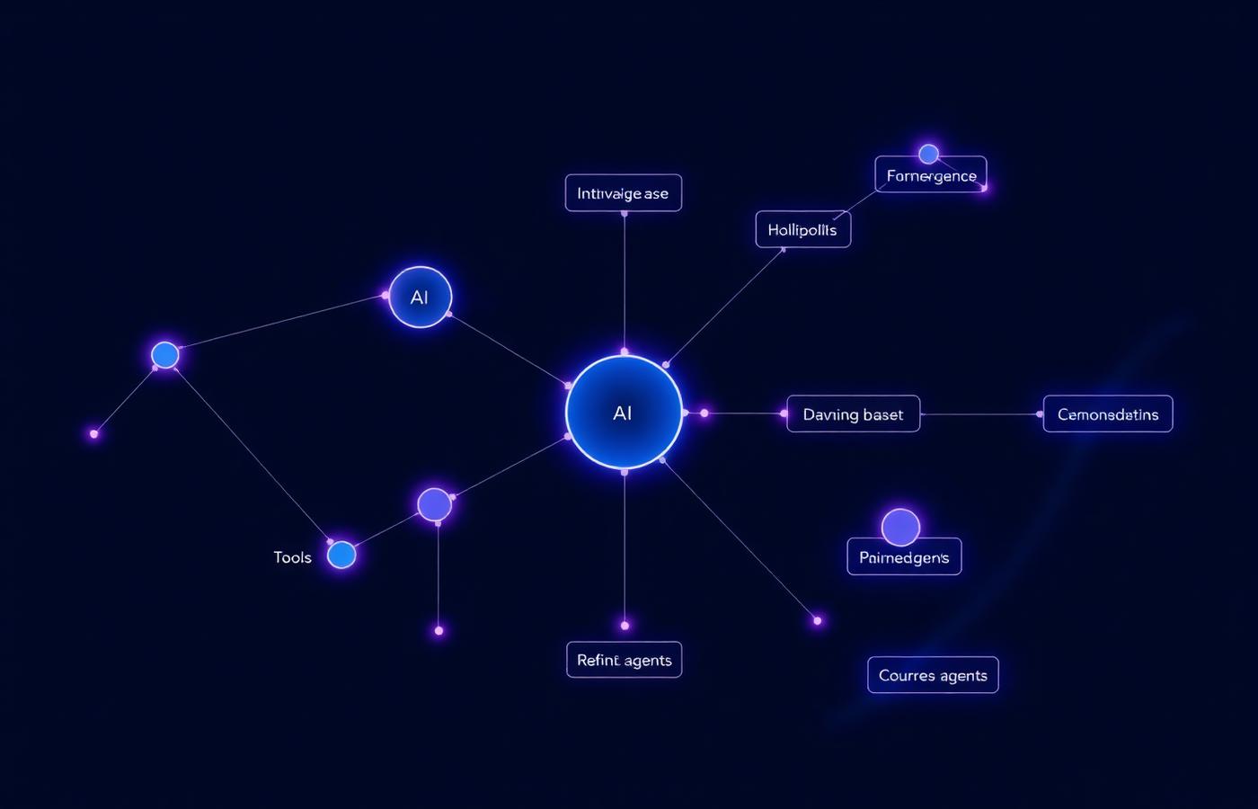AI agents workflow visual